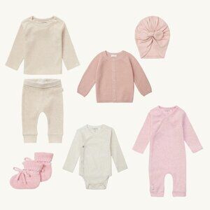 NWT - organic winter essentials for baby girl 0-6 months Noppies